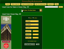 Tablet Screenshot of greenbayautos.com